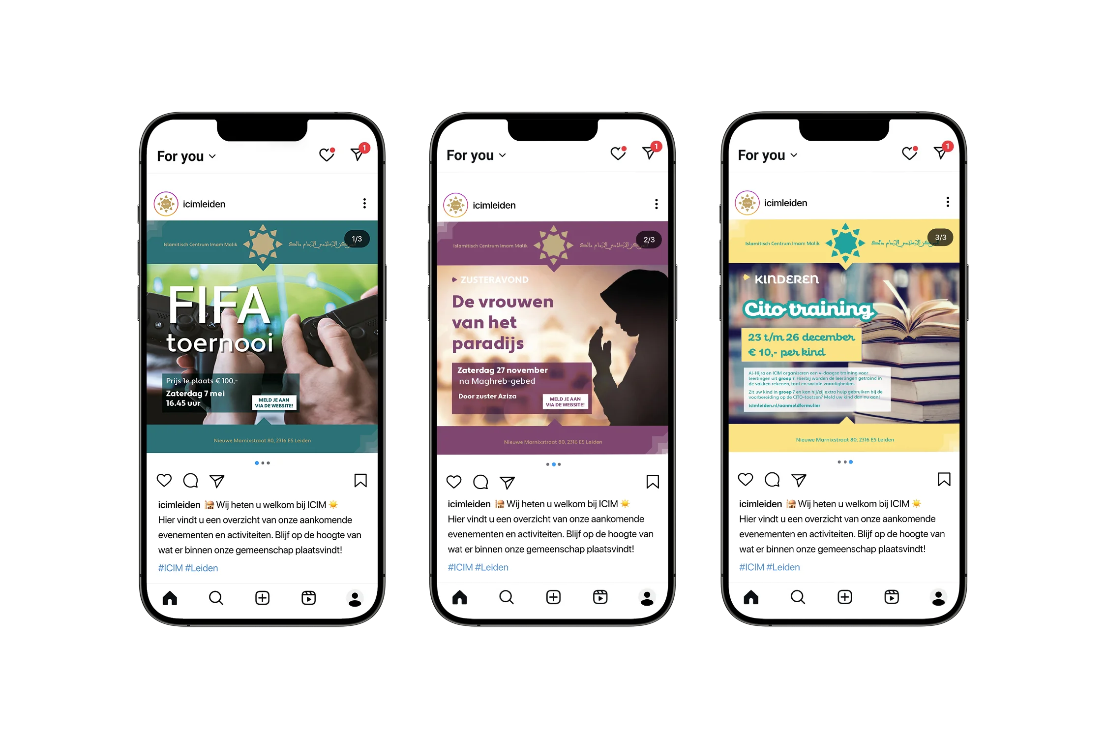 Een uniek kleurenpalet voor jong en oud: ontdek hoe wij de identiteit van ICIM Leiden hebben versterkt met een nieuwe huisstijl, gebedskalenders en een modern webdesign.
