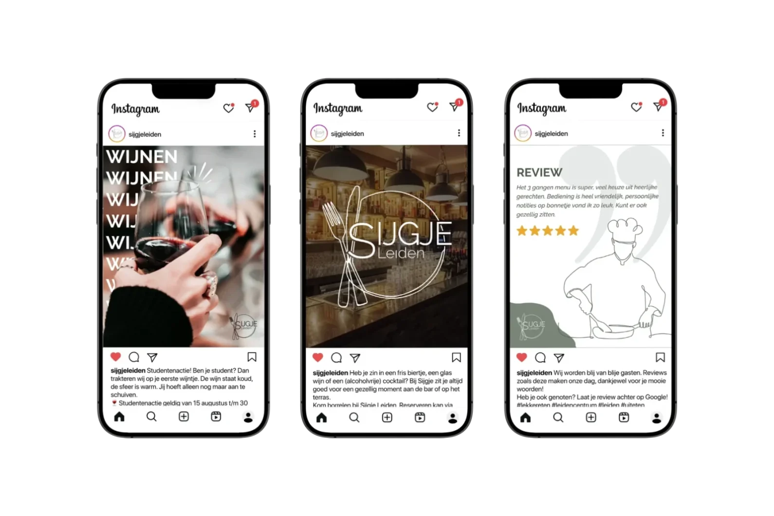 Met een frisse strategie en gerichte social ads zet Sijgje Leiden zich weer op de kaart, met meer zichtbaarheid, traffic én reserveringen. | Donkeys & Co.